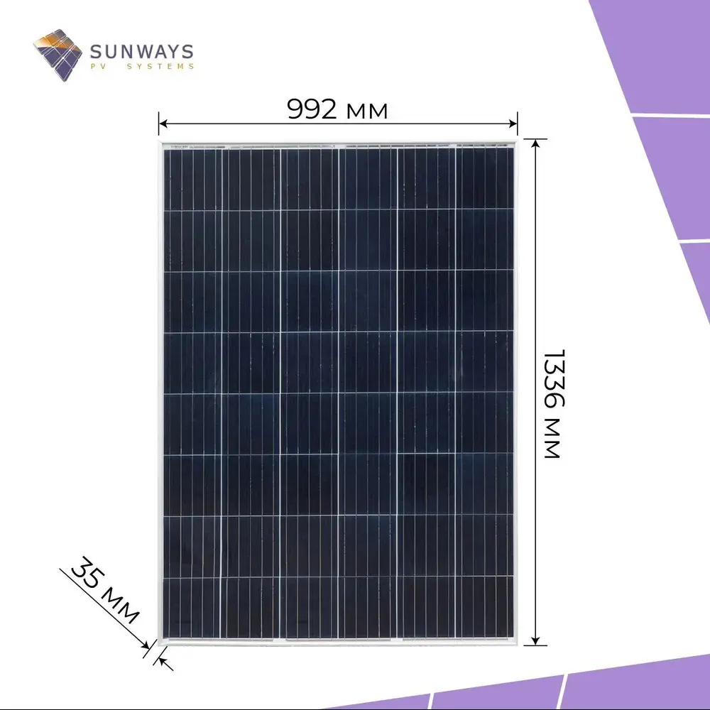 Фото 2 Солнечная панель One-sun OS-200Р для дома и дачи 24 В Фото 2 Солнечная панель One-sun OS-200Р для дома и дачи 24 В