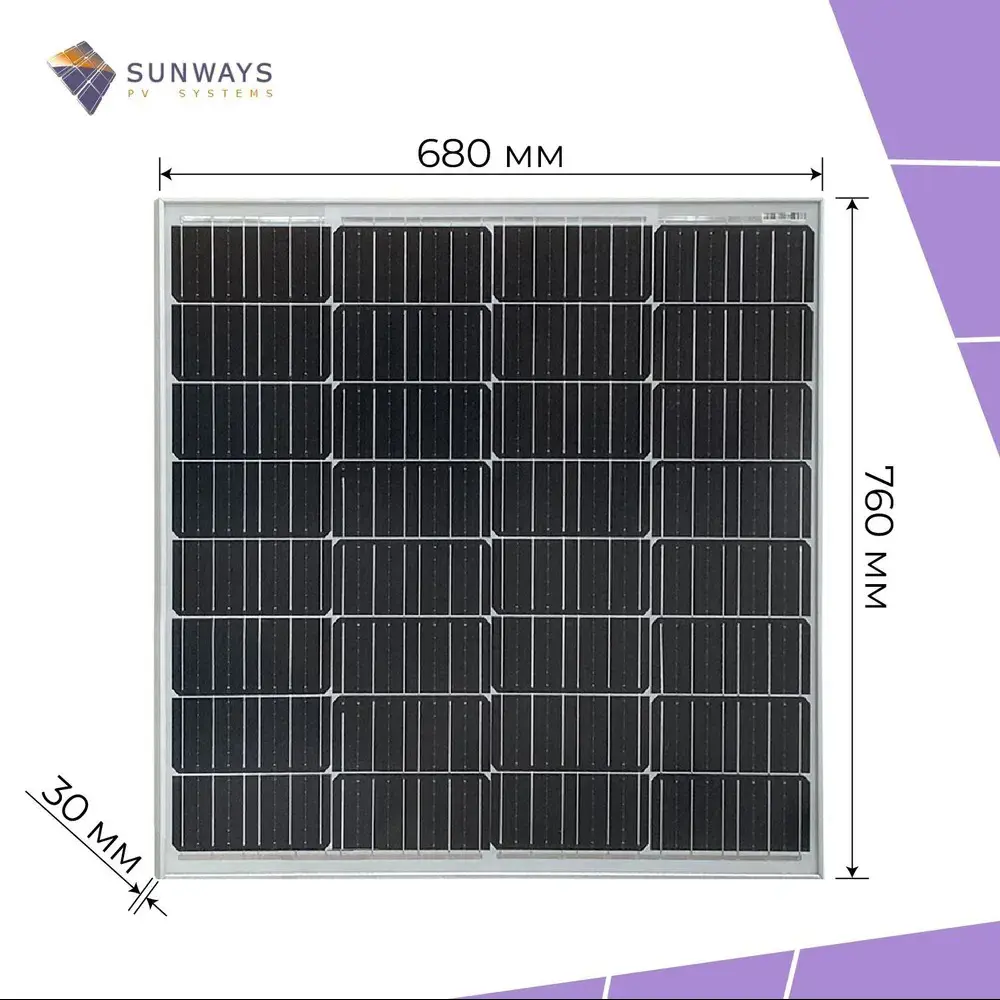 Фото 2 Солнечный модуль One-sun OS-100М M10 Фото 2 Солнечный модуль One-sun OS-100М M10
