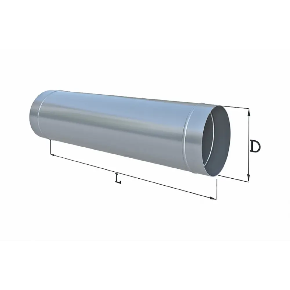 Фото 2 Воздуховод круглый Diaflex D 315 мм 1.25 м оцинкованная сталь Фото 2 Воздуховод круглый Diaflex D 315 мм 1.25 м оцинкованная сталь