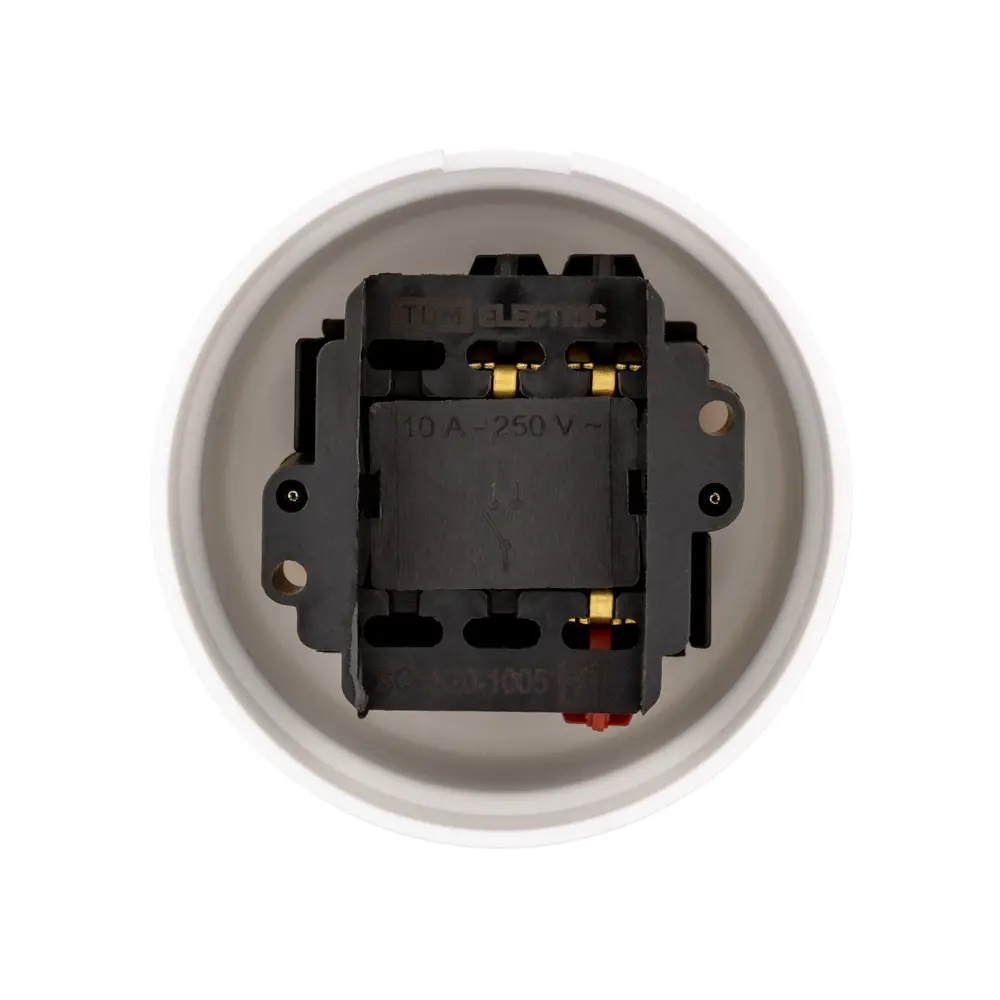 Фото 3 Выключатель поворотный проходной накладной Tdm electric SQ1820-1005 1 клавиша цвет белый Фото 3 Выключатель поворотный проходной накладной Tdm electric SQ1820-1005 1 клавиша цвет белый