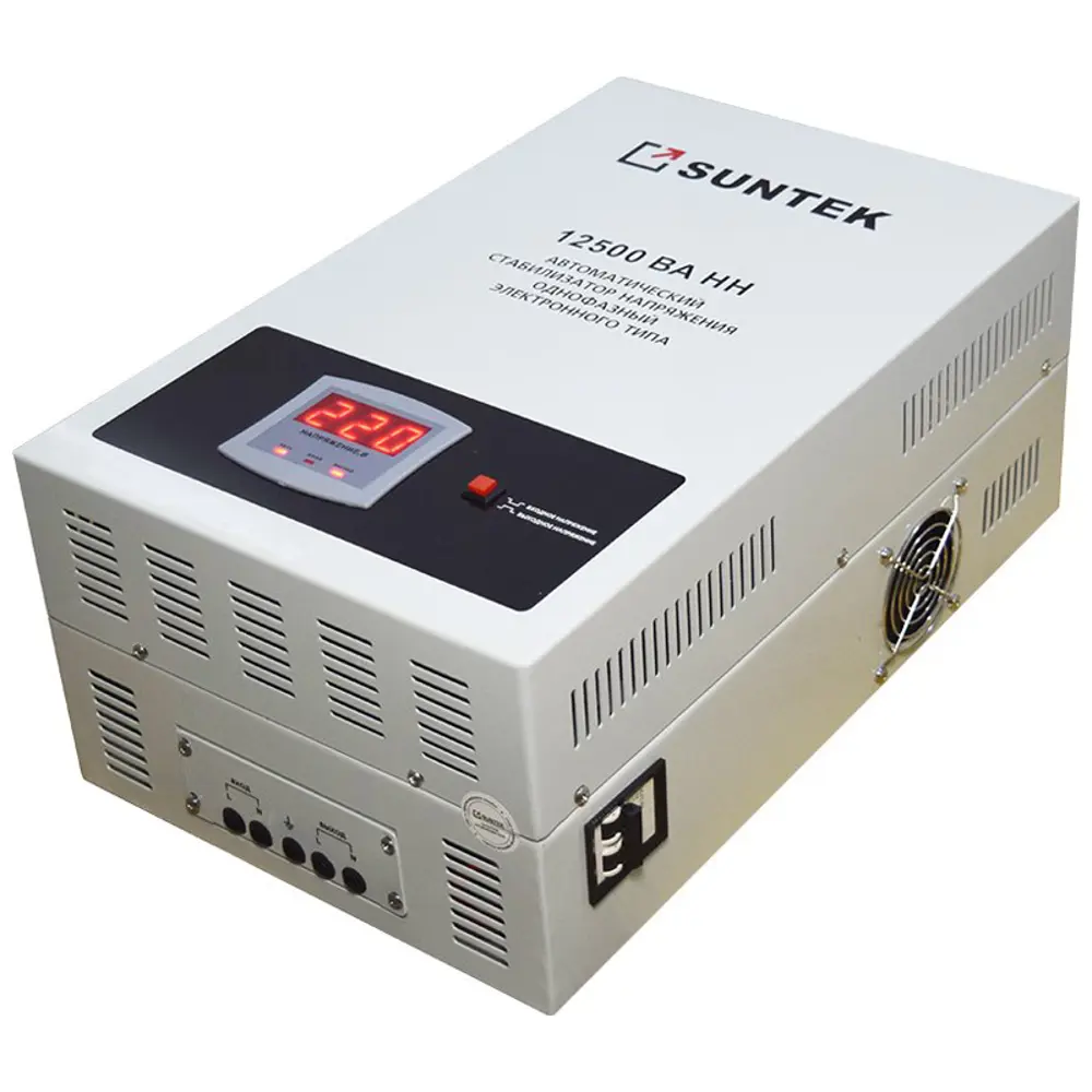 Фото Стабилизатор напряжения Suntek SR-12500-NN 12500 Вт Фото Стабилизатор напряжения Suntek SR-12500-NN 12500 Вт