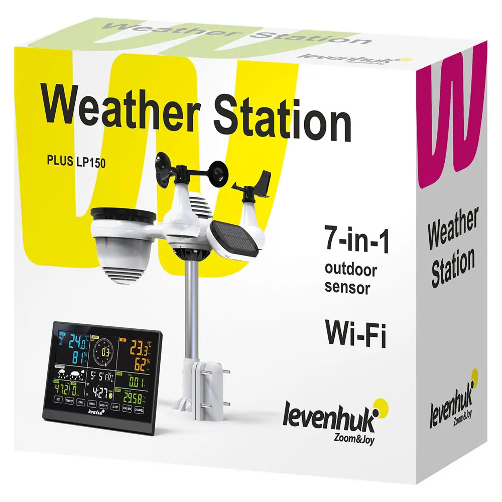 Фото 2 Метеостанция Levenhuk Wezzer PLUS LP150 цвет черный Фото 2 Метеостанция Levenhuk Wezzer PLUS LP150 цвет черный