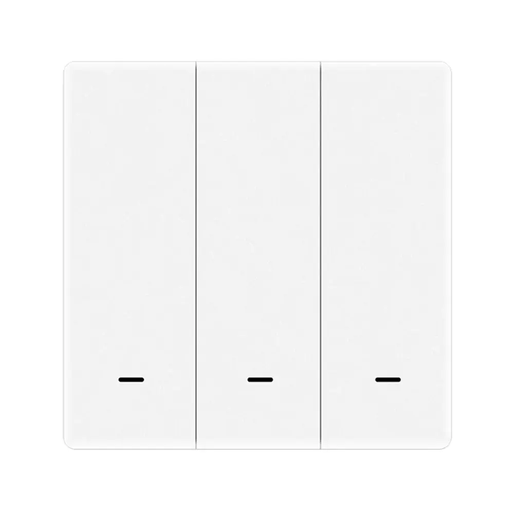 Фото 2 Умный выключатель встраиваемый Moes Gang Smart Switch ZS-B-EU3 1 клавиша цвет белый Фото 2 Умный выключатель встраиваемый Moes Gang Smart Switch ZS-B-EU3 1 клавиша цвет белый