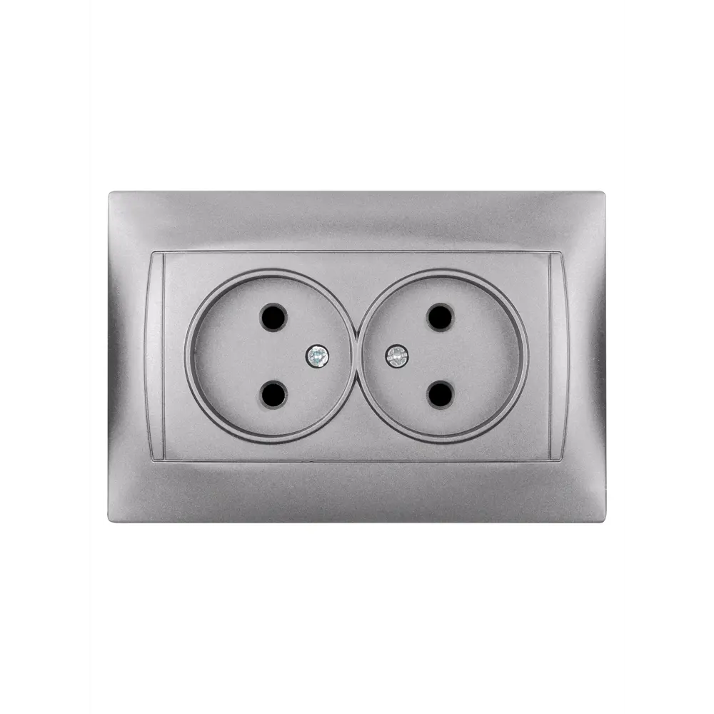 Фото 3 Розетка двойная накладная Tdm electric Дача SQ1815-0224 с заземлением цвет белый Фото 3 Розетка двойная накладная Tdm electric Дача SQ1815-0224 с заземлением цвет белый