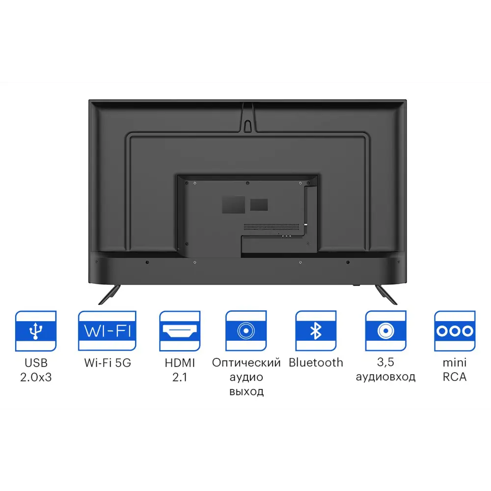 Фото 3 Телевизор Kivi 50U740NB 50" 127 см цвет чёрный Фото 3 Телевизор Kivi 50U740NB 50" 127 см цвет чёрный
