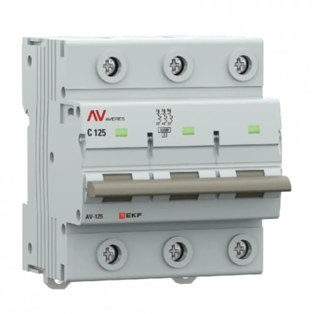 Фото 3 Автоматический выключатель Ekf Averes AV-125 3P 125 А 10 кА mcb125-3-125D-av Фото 3 Автоматический выключатель Ekf Averes AV-125 3P 125 А 10 кА mcb125-3-125D-av