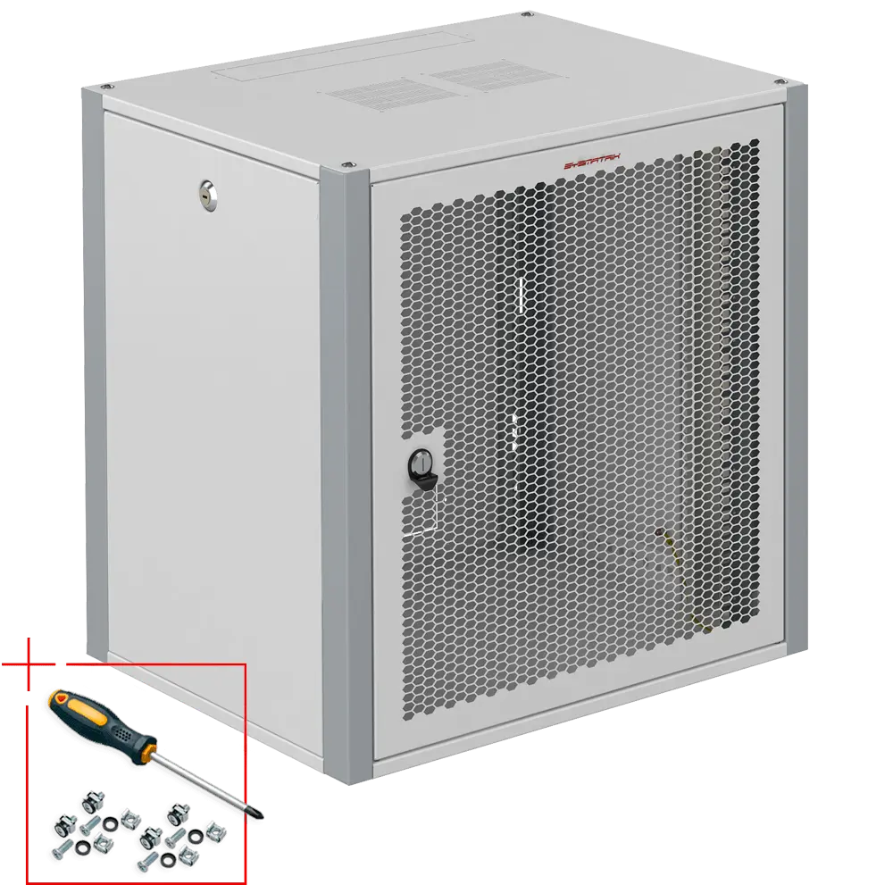 Фото Шкаф телекоммуникационный серверный настенный Sysmatrix WP 6609.730 19" 9U 600x600x450 мм цвет серый Фото Шкаф телекоммуникационный серверный настенный Sysmatrix WP 6609.730 19" 9U 600x600x450 мм цвет серый
