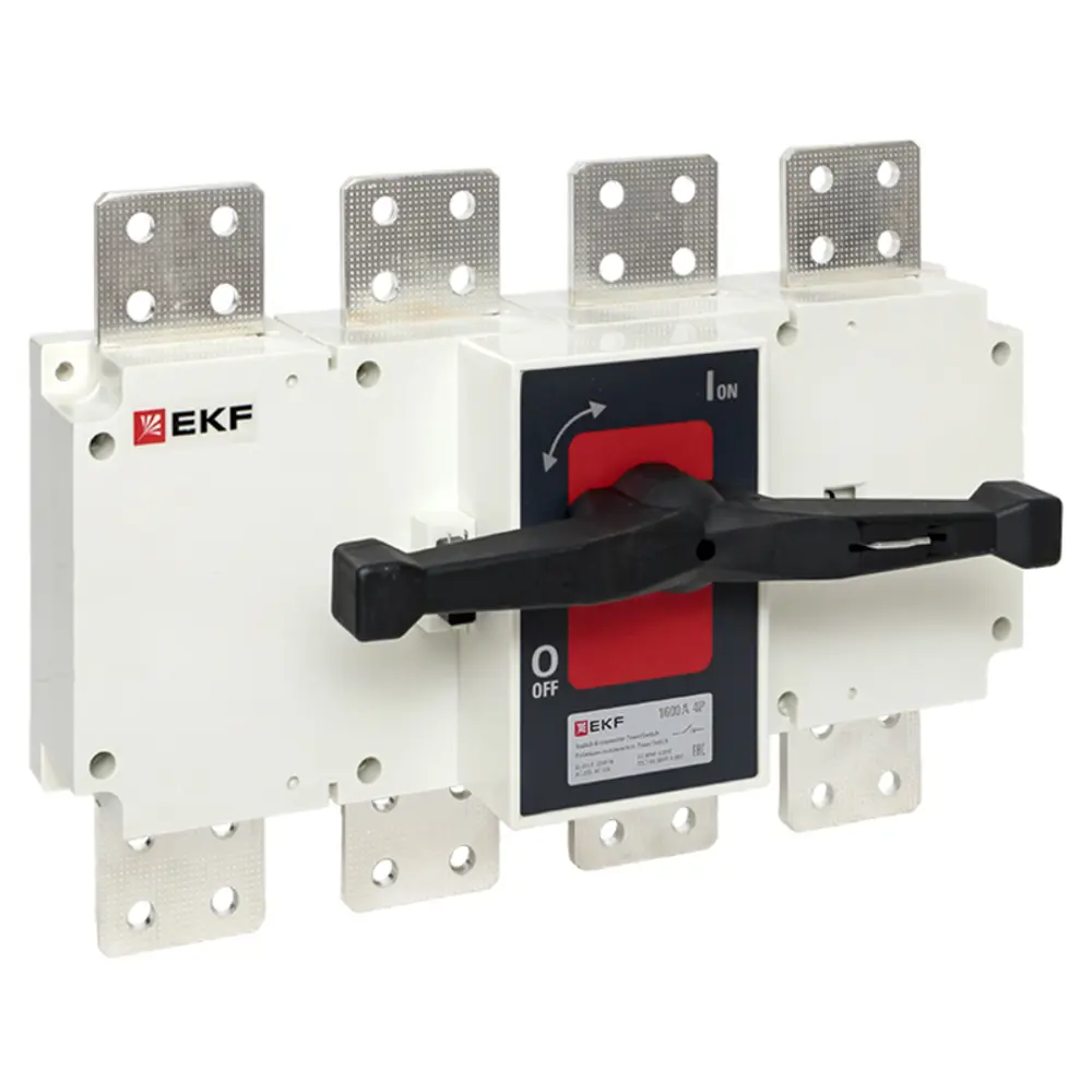 Фото Рубильник-выключатель Ekf PowerSwitch 1600 A 4P c рукояткой управления для прямой установки Фото Рубильник-выключатель Ekf PowerSwitch 1600 A 4P c рукояткой управления для прямой установки