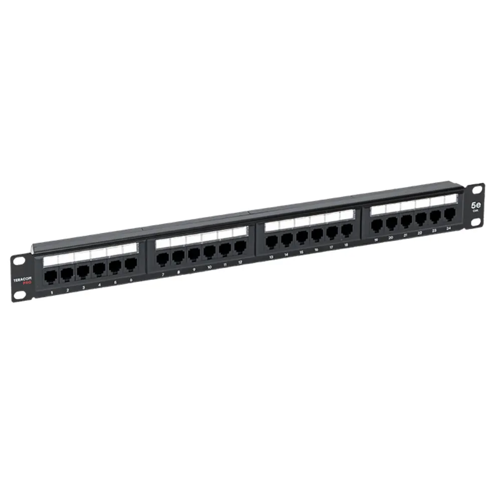 Фото Патч-панель EKF Teracom Pro 19'' Cat 5е 1U неэкранированная UTP 24 порта RJ-45 Dual IDC с органайзером Фото Патч-панель EKF Teracom Pro 19'' Cat 5е 1U неэкранированная UTP 24 порта RJ-45 Dual IDC с органайзером