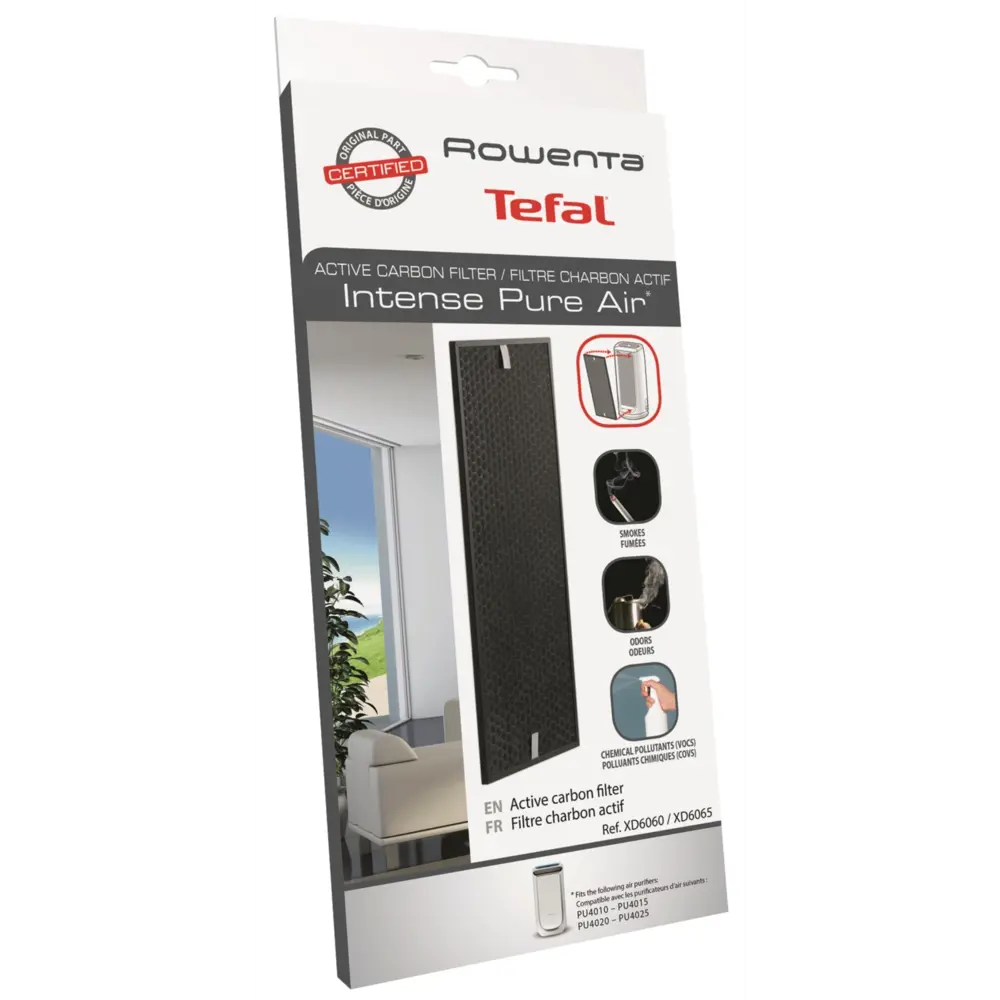 Фото 2 Фильтр для очистителя воздуха Tefal Active Carbon XD6060F0 Фото 2 Фильтр для очистителя воздуха Tefal Active Carbon XD6060F0