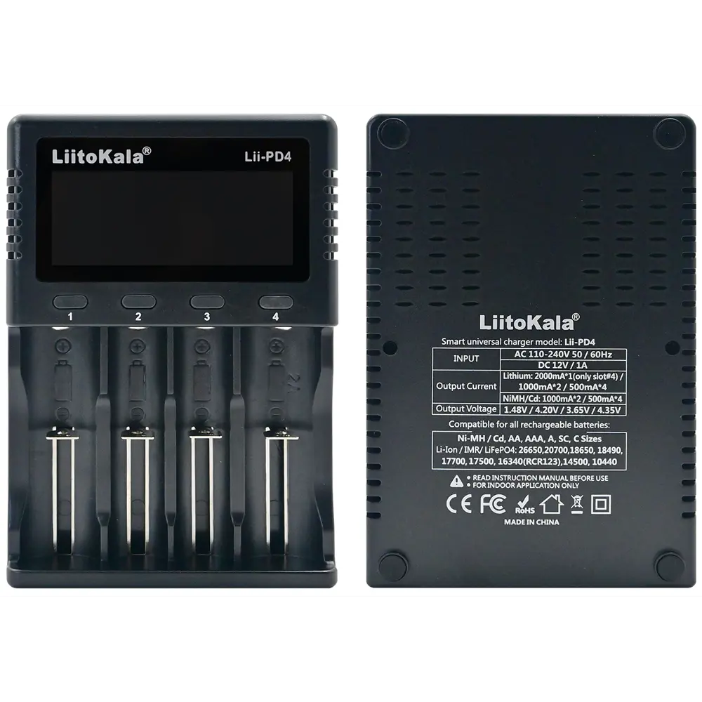 Фото 2 Зарядное устройство LiitoKala Lii-PD4 Фото 2 Зарядное устройство LiitoKala Lii-PD4