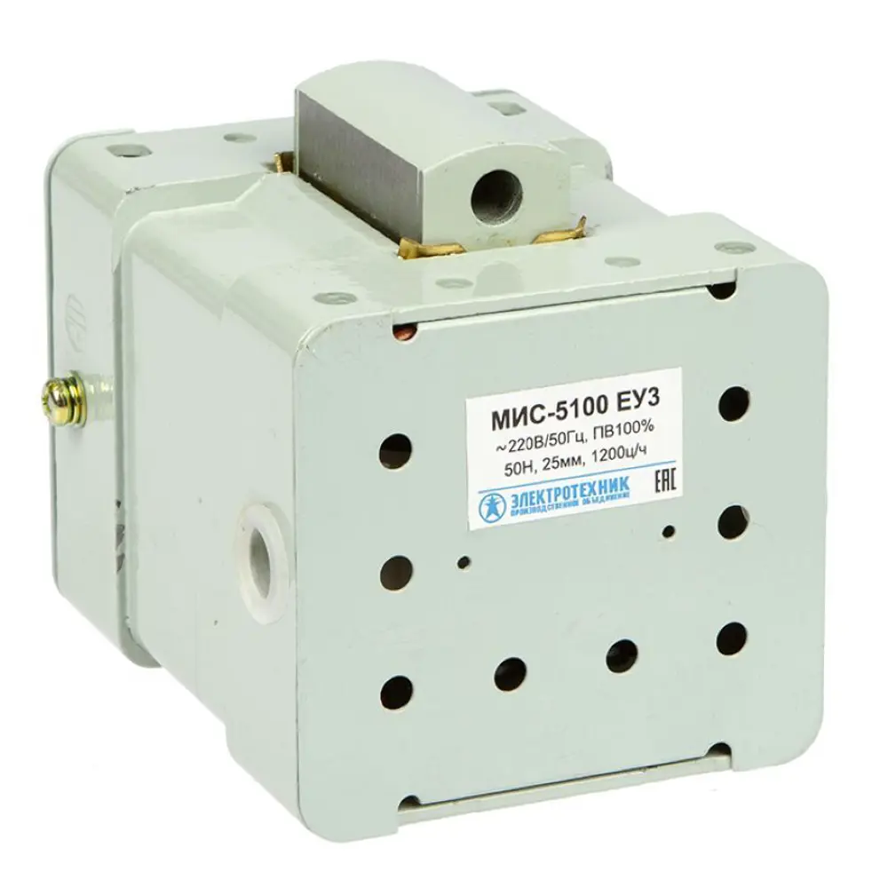 Фото Электромагнит Электротехник МИС-5100 ЕУ3 220В тянущее исполнение ПВ 100% IP20 с жесткими выводами Фото Электромагнит Электротехник МИС-5100 ЕУ3 220В тянущее исполнение ПВ 100% IP20 с жесткими выводами