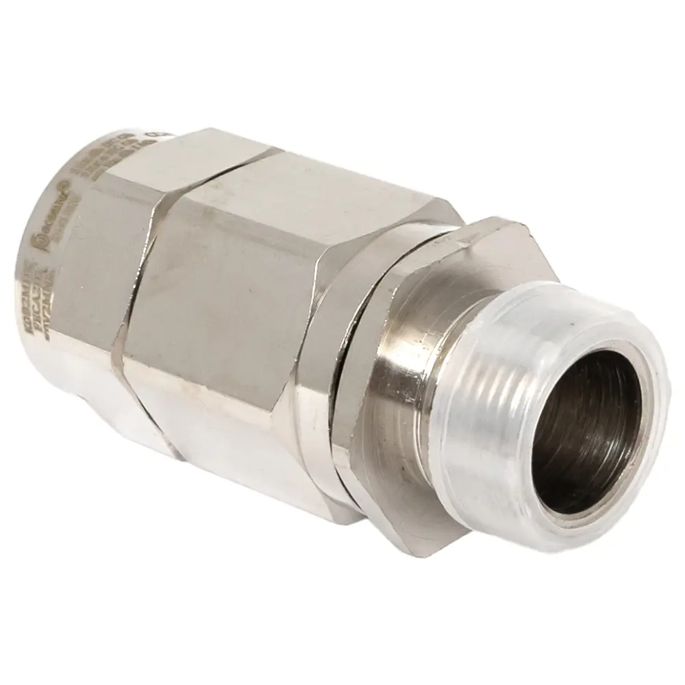 Фото Кабельный ввод взрывозащищенный Ekf M25x1.5 FECA 1Ex d IIC Gb/1Ex e II Gb/0Ex ia IIC Ga/2Ex nR II Gc