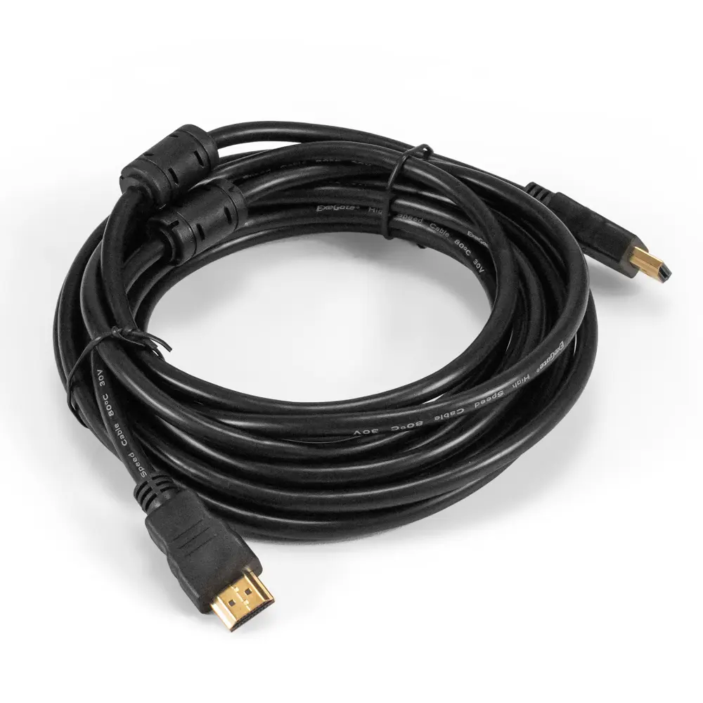 Фото Кабель HDMI ExeGate EX-CC-HDMI-5.0F 5 м Фото Кабель HDMI ExeGate EX-CC-HDMI-5.0F 5 м