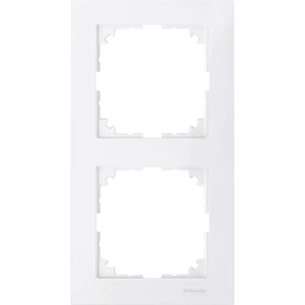 Фото Рамка для розеток и выключателей Schneider electric Merten SM M-Pure 2 поста цвет полярно-белый Фото Рамка для розеток и выключателей Schneider electric Merten SM M-Pure 2 поста цвет полярно-белый