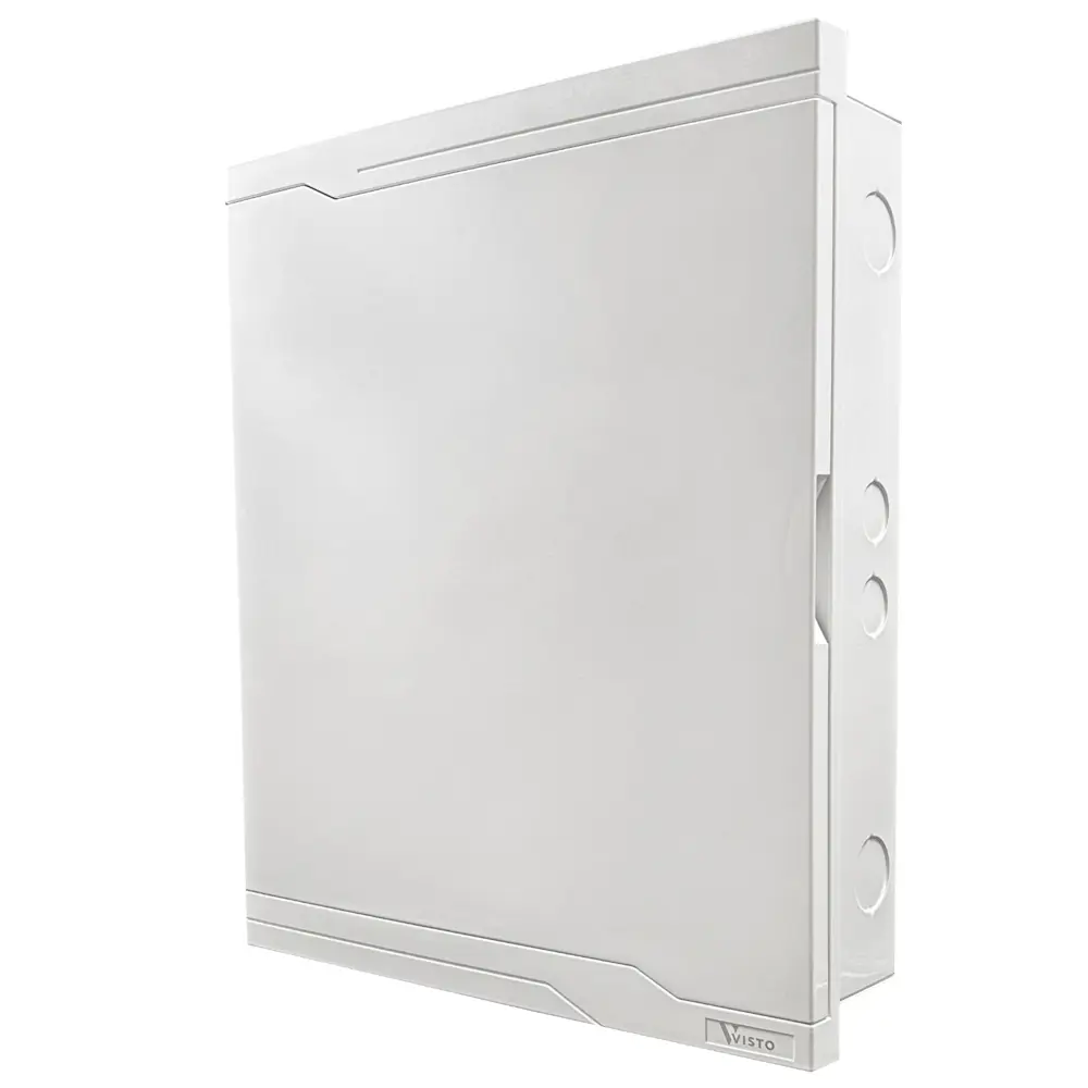 Фото Щит распределительный встраиваемый Visto MAX ЩРВ 24 модуля IP30 поликарбонат цвет белый Фото Щит распределительный встраиваемый Visto MAX ЩРВ 24 модуля IP30 поликарбонат цвет белый