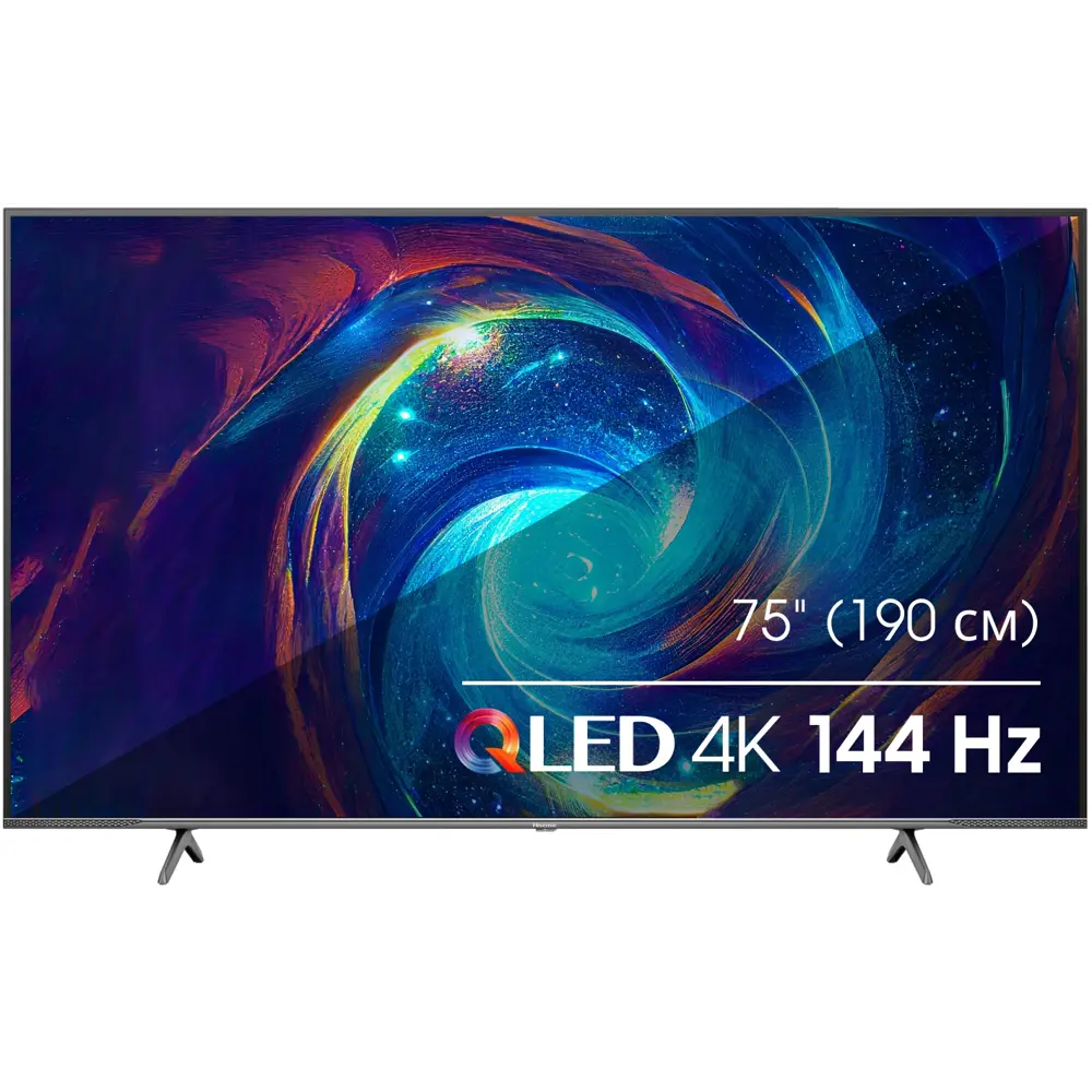Фото Телевизор Hisense 75E7KQ PRO 4K Ultra HD 75" 190 см цвет темно-серый Фото Телевизор Hisense 75E7KQ PRO 4K Ultra HD 75" 190 см цвет темно-серый