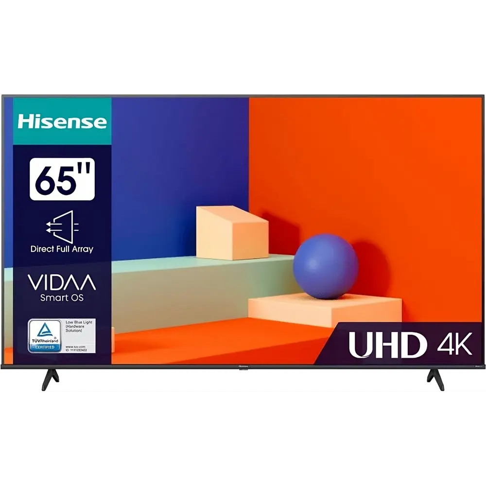 Фото 2 Телевизор Hisense 65A6K 4K Ultra HD 65" 165 см цвет черный Фото 2 Телевизор Hisense 65A6K 4K Ultra HD 65" 165 см цвет черный