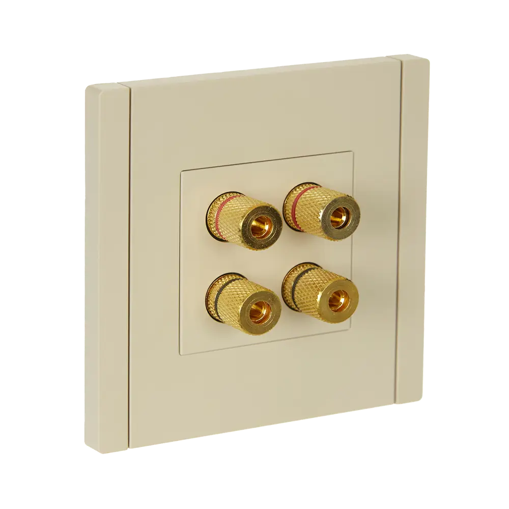 Фото Розетка аудио четверная встраиваемая Iek Forte&Piano FP-S40-K10 цвет ваниль Фото Розетка аудио четверная встраиваемая Iek Forte&Piano FP-S40-K10 цвет ваниль