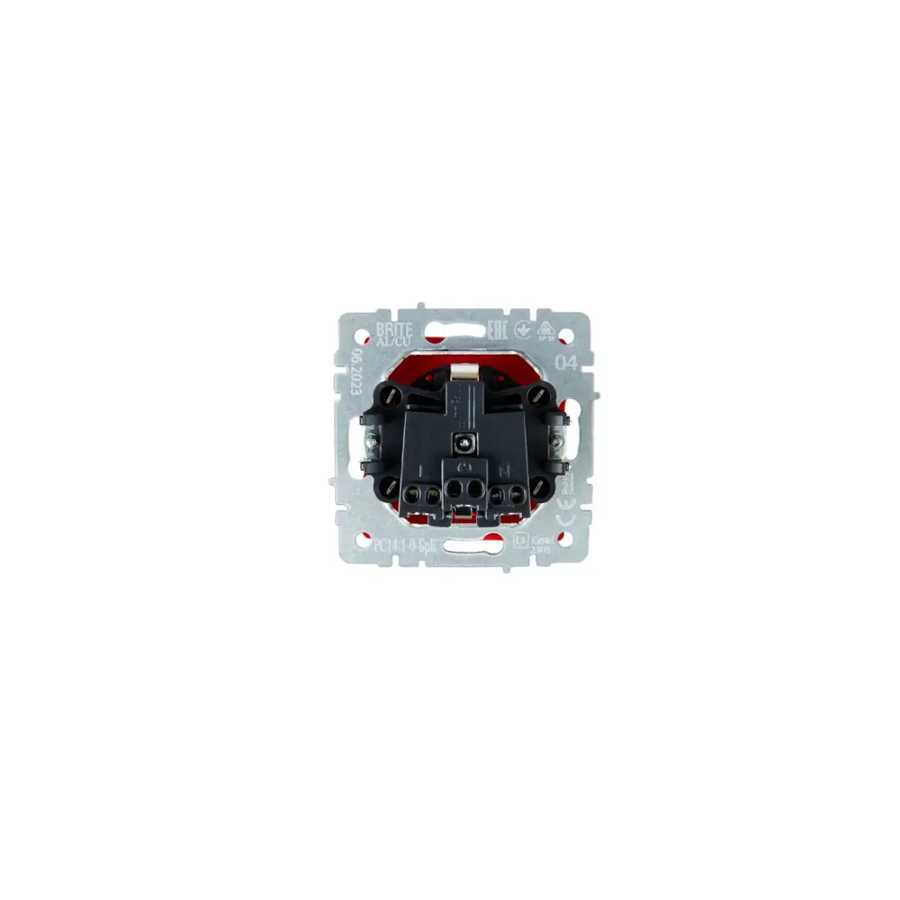 Фото 4 Розетка встраиваемая Iek Brite BR-R14-16-K04 с заземлением и шторками цвет красный Фото 4 Розетка встраиваемая Iek Brite BR-R14-16-K04 с заземлением и шторками цвет красный