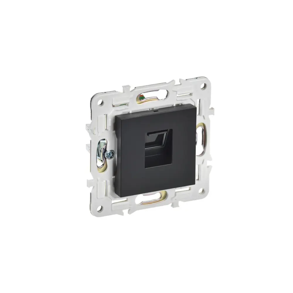 Фото Розетка компьютерная встраиваемая Iek Skandy SK-K10-2-K02 RJ45 Cat 6 цвет черный Фото Розетка компьютерная встраиваемая Iek Skandy SK-K10-2-K02 RJ45 Cat 6 цвет черный