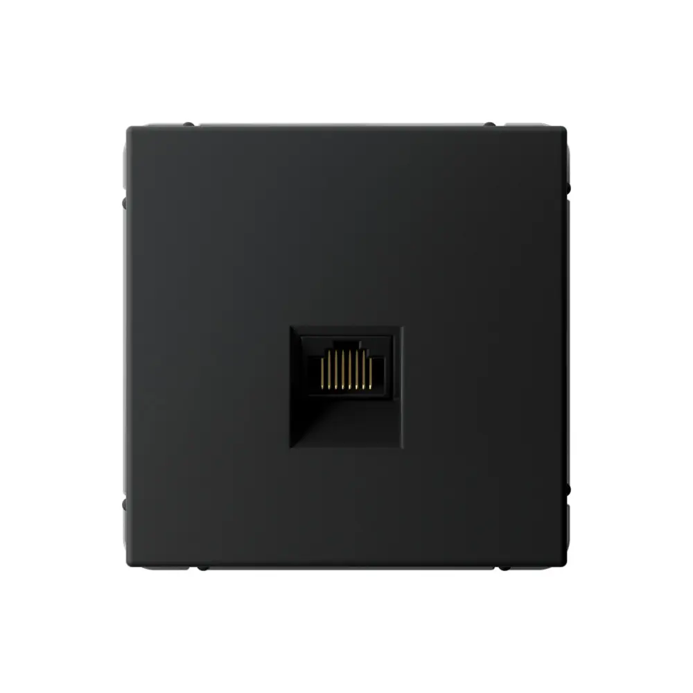 Фото Розетка компьютерная встраиваемая Systeme electric ArtGallery GAL001086 RJ45 Cat 6A цвет карбон Фото Розетка компьютерная встраиваемая Systeme electric ArtGallery GAL001086 RJ45 Cat 6A цвет карбон