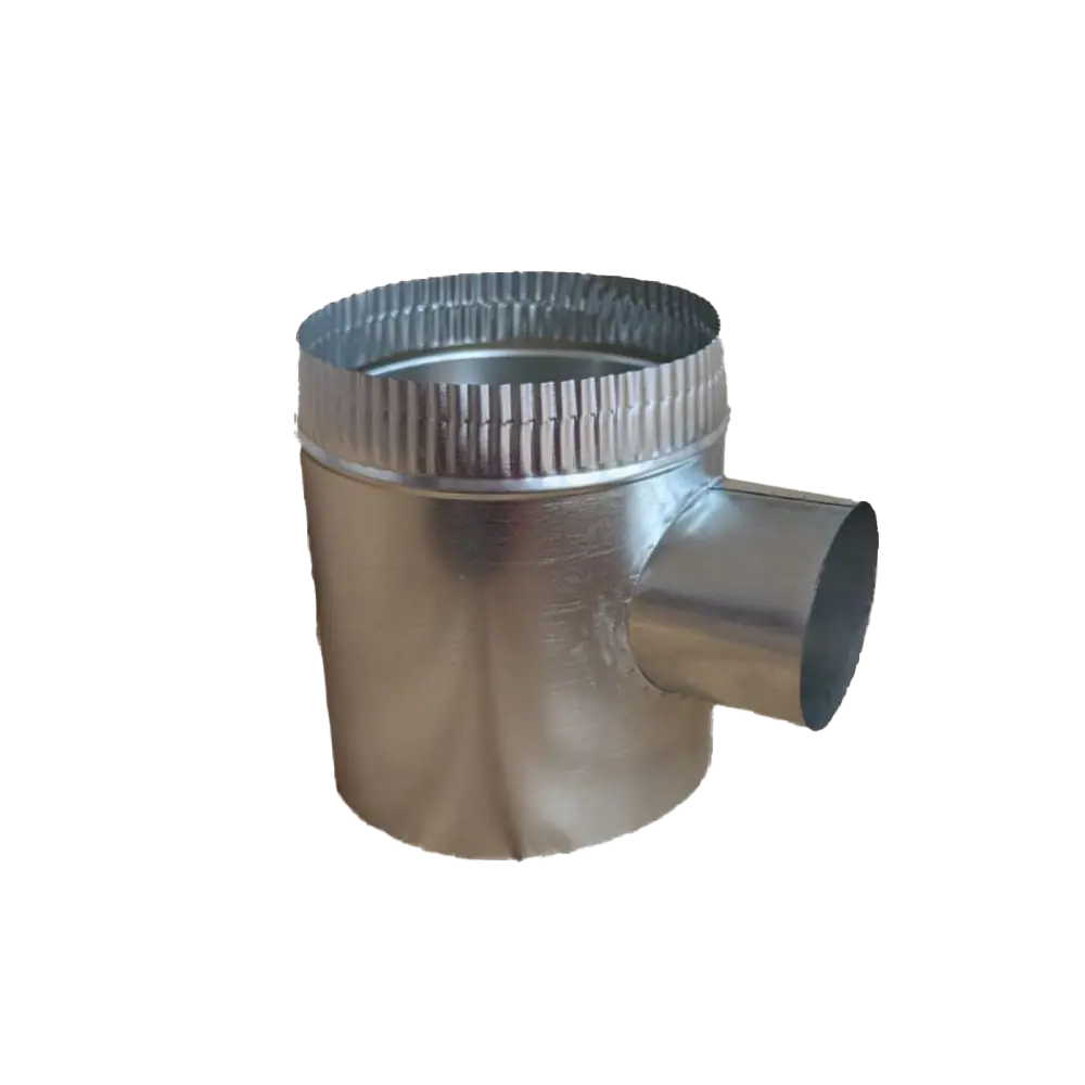 Фото Тройник для круглых воздуховодов Шамрай D315/200/315 мм оцинкованная сталь Фото Тройник для круглых воздуховодов Шамрай D315/200/315 мм оцинкованная сталь