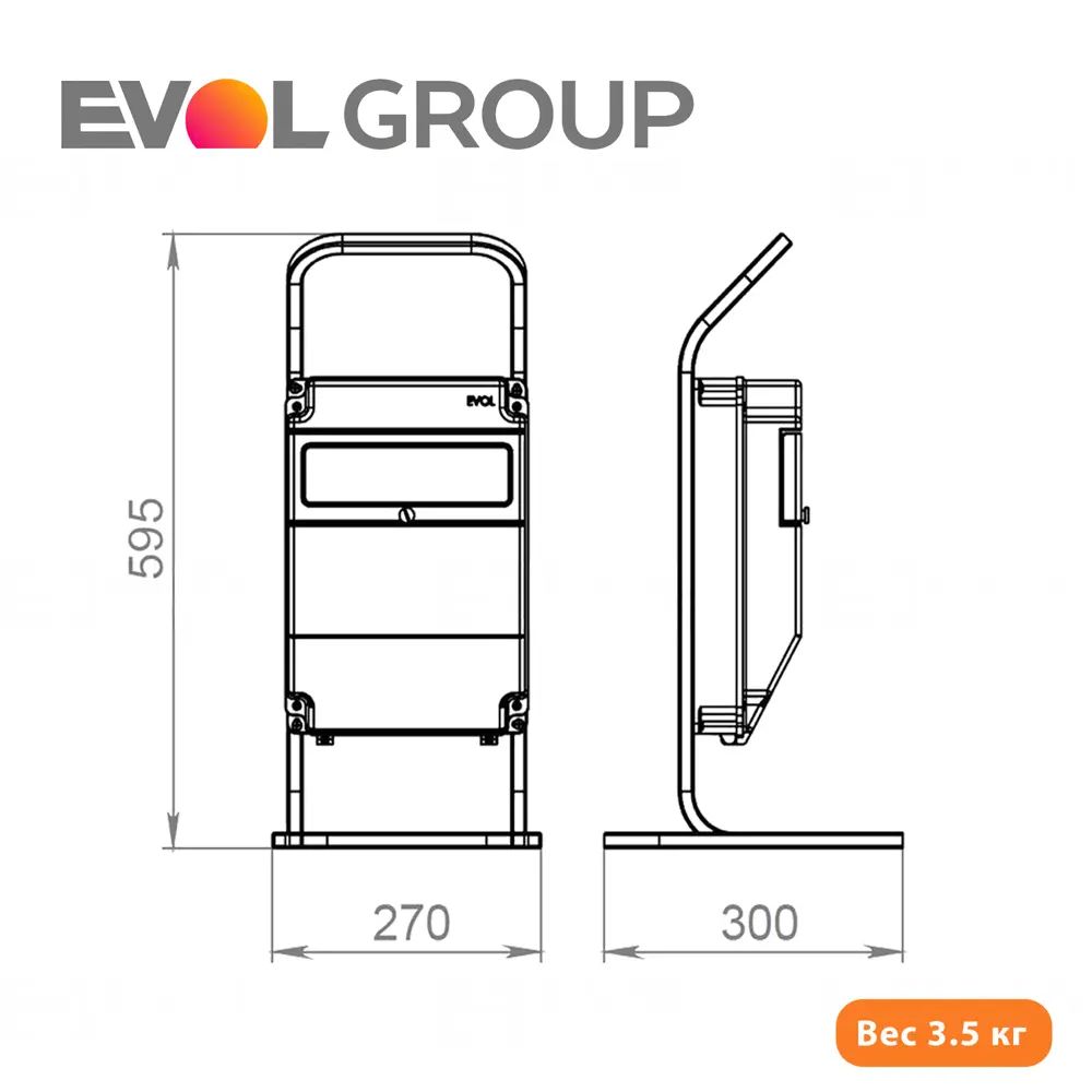 Фото 4 Щит переносной с розетками Evol group Partner 0602-009-1 Фото 4 Щит переносной с розетками Evol group Partner 0602-009-1