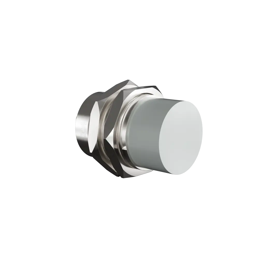 Фото 3 Индуктивный датчик Prompower KT130-D25NB-DS1253-LY латунь незаподлицо М30 25 мм NPN-НЗ разъём М12 Фото 3 Индуктивный датчик Prompower KT130-D25NB-DS1253-LY латунь незаподлицо М30 25 мм NPN-НЗ разъём М12