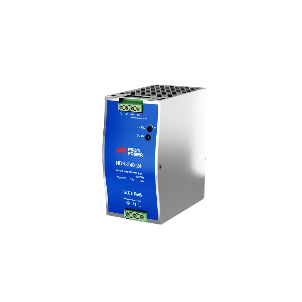 Фото 2 Источник питания Prompower NDR-240-24 на выходе 24 В DC 10 А 240 Вт входное 85-264 В AC 120-370 В DC Фото 2 Источник питания Prompower NDR-240-24 на выходе 24 В DC 10 А 240 Вт входное 85-264 В AC 120-370 В DC