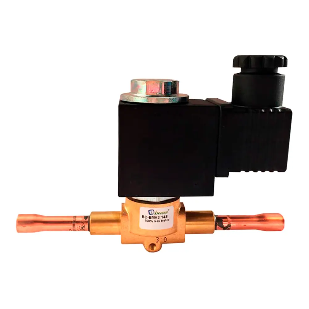 Фото Соленоидный вентиль 1/4" с катушкой 220V Becool BC-EMV3 14S Фото Соленоидный вентиль 1/4" с катушкой 220V Becool BC-EMV3 14S