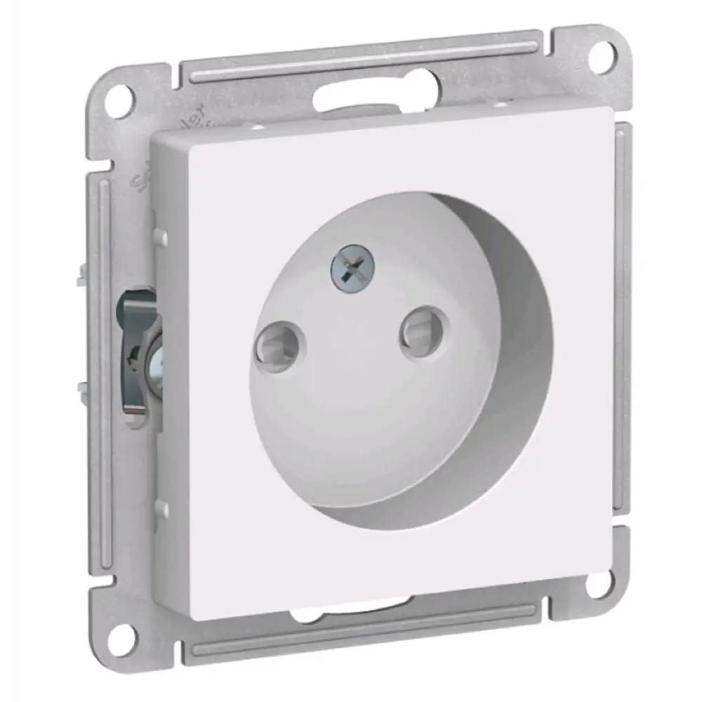 Фото Розетка встраиваемая Schneider electric AtlasDesign ATN000149 цвет белый Фото Розетка встраиваемая Schneider electric AtlasDesign ATN000149 цвет белый