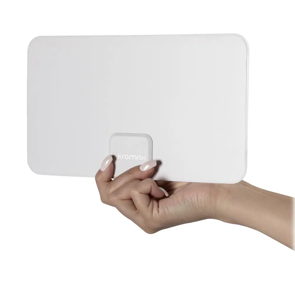Фото Комнатная ТВ антенна KROMAX TV FLAT-12w Фото Комнатная ТВ антенна KROMAX TV FLAT-12w
