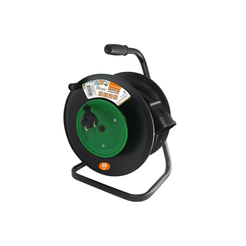 Фото Удлинитель на катушке Tdm electric SQ1307-0412 1 розетка, 30 м Фото Удлинитель на катушке Tdm electric SQ1307-0412 1 розетка, 30 м