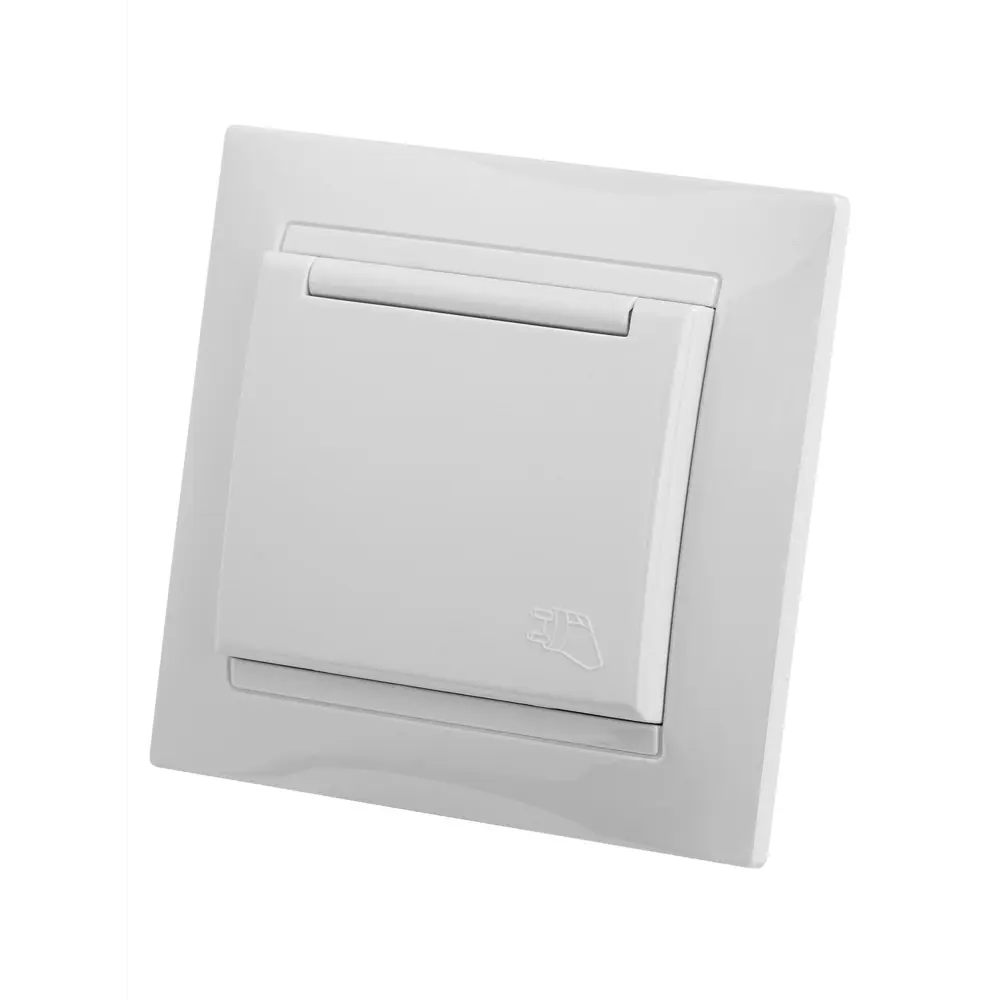 Фото 2 Розетка встраиваемая Tdm electric Лама SQ1815-0026 с крышкой цвет белый Фото 2 Розетка встраиваемая Tdm electric Лама SQ1815-0026 с крышкой цвет белый