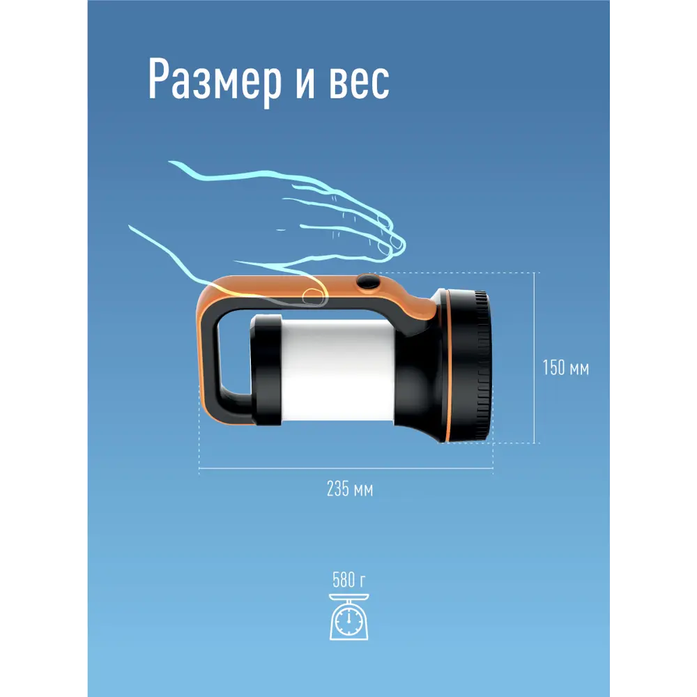 Фото 7 Светодиодный прожектор Космос 7Вт LED, 30x0.5Вт режим кемпинг Фото 7 Светодиодный прожектор Космос 7Вт LED, 30x0.5Вт режим кемпинг