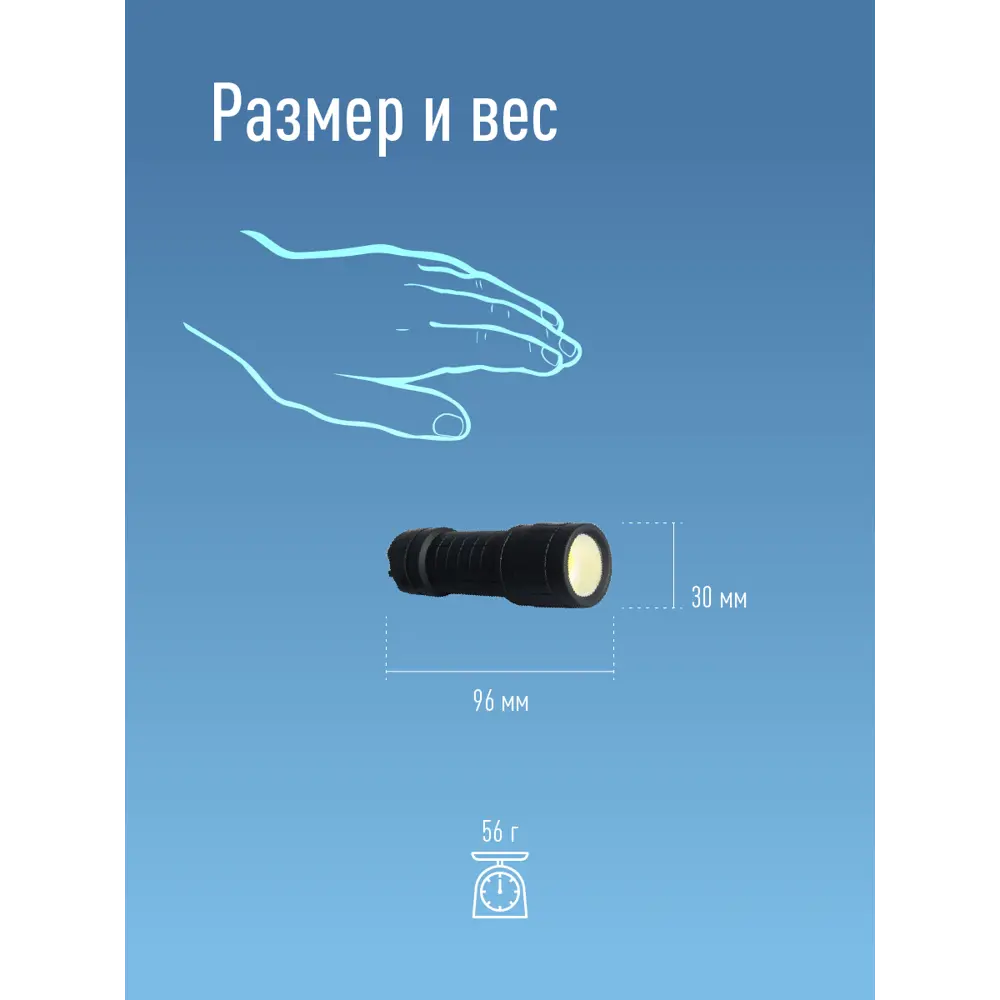 Фото 5 Фонарь светодиодный Космос 1W COB 3AAA, батарейки в комплекте Фото 5 Фонарь светодиодный Космос 1W COB 3AAA, батарейки в комплекте
