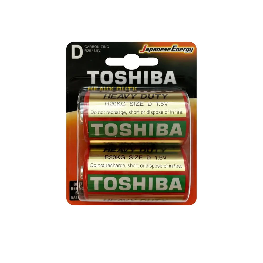 Фото Батарейка Toshiba Heavy Duty D (LR20) алкалиновая 2 шт. Фото Батарейка Toshiba Heavy Duty D (LR20) алкалиновая 2 шт.