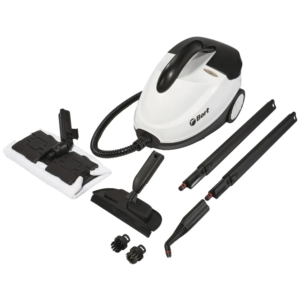Фото Пароочиститель BORT BDR-2300-R 93722609, 2100 Вт, 4 бар Фото Пароочиститель BORT BDR-2300-R 93722609, 2100 Вт, 4 бар