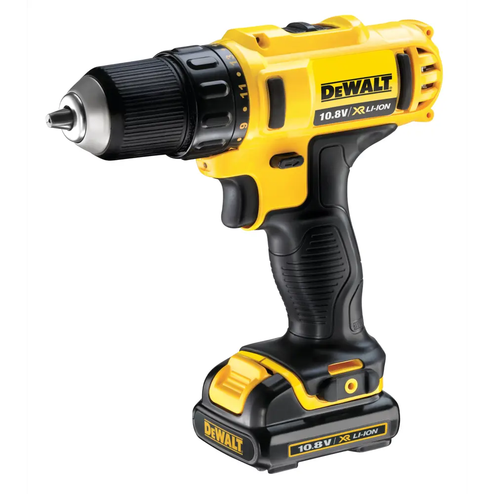 Фото 2 Дрель-шуруповерт аккумуляторная DeWalt DCD710C2-KS, 10.8 В Li-Ion 2x1.3 Ач Фото 2 Дрель-шуруповерт аккумуляторная DeWalt DCD710C2-KS, 10.8 В Li-Ion 2x1.3 Ач