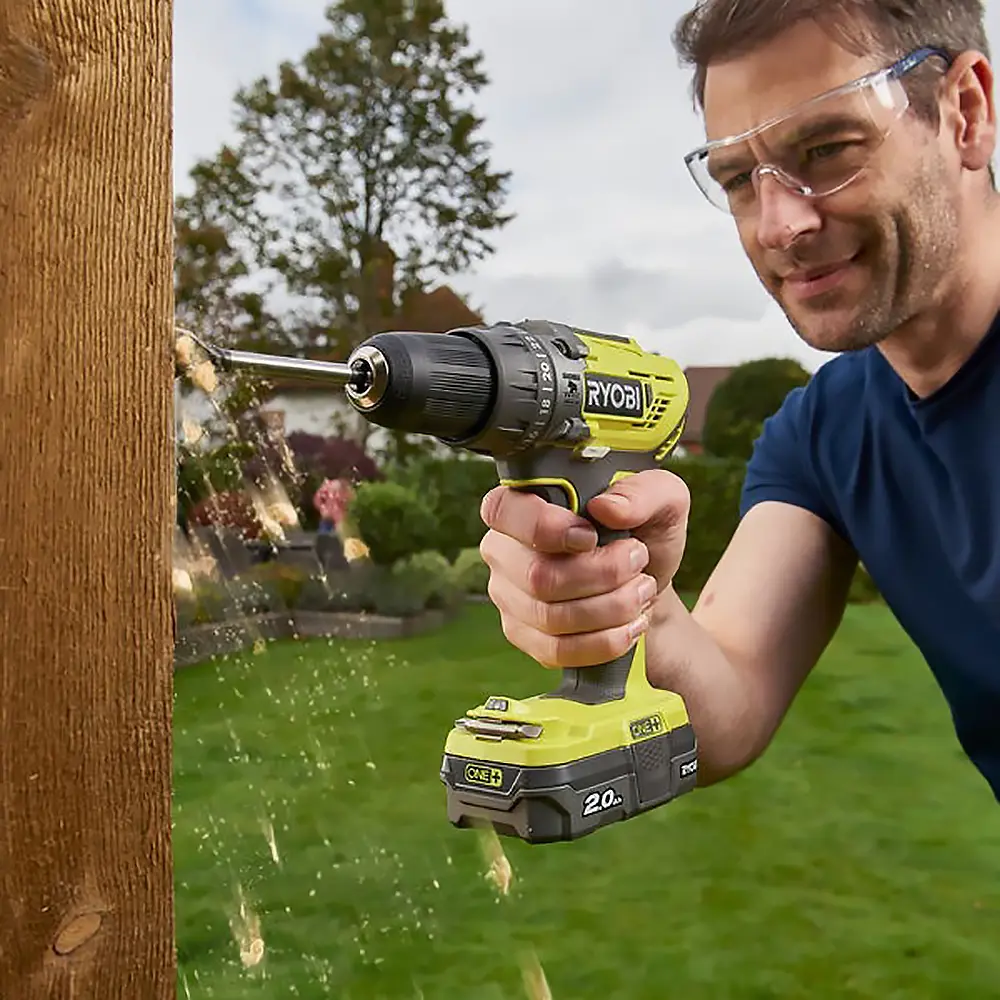 Фото 3 Дрель-шуруповерт аккумуляторная Ryobi R18DD3-220S, 18 В Li-Ion 2x2 Ач Фото 3 Дрель-шуруповерт аккумуляторная Ryobi R18DD3-220S, 18 В Li-Ion 2x2 Ач