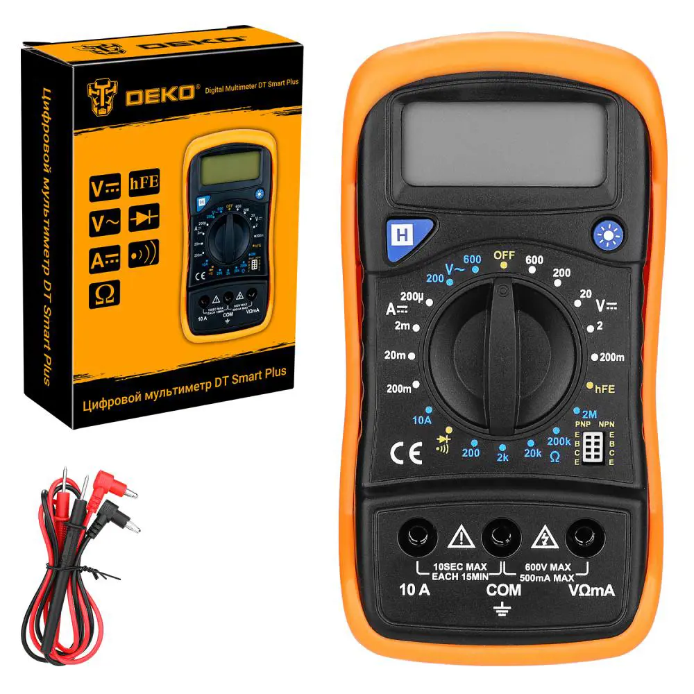 Фото Цифровой мультиметр Deko DT Smart Plus Фото Цифровой мультиметр Deko DT Smart Plus