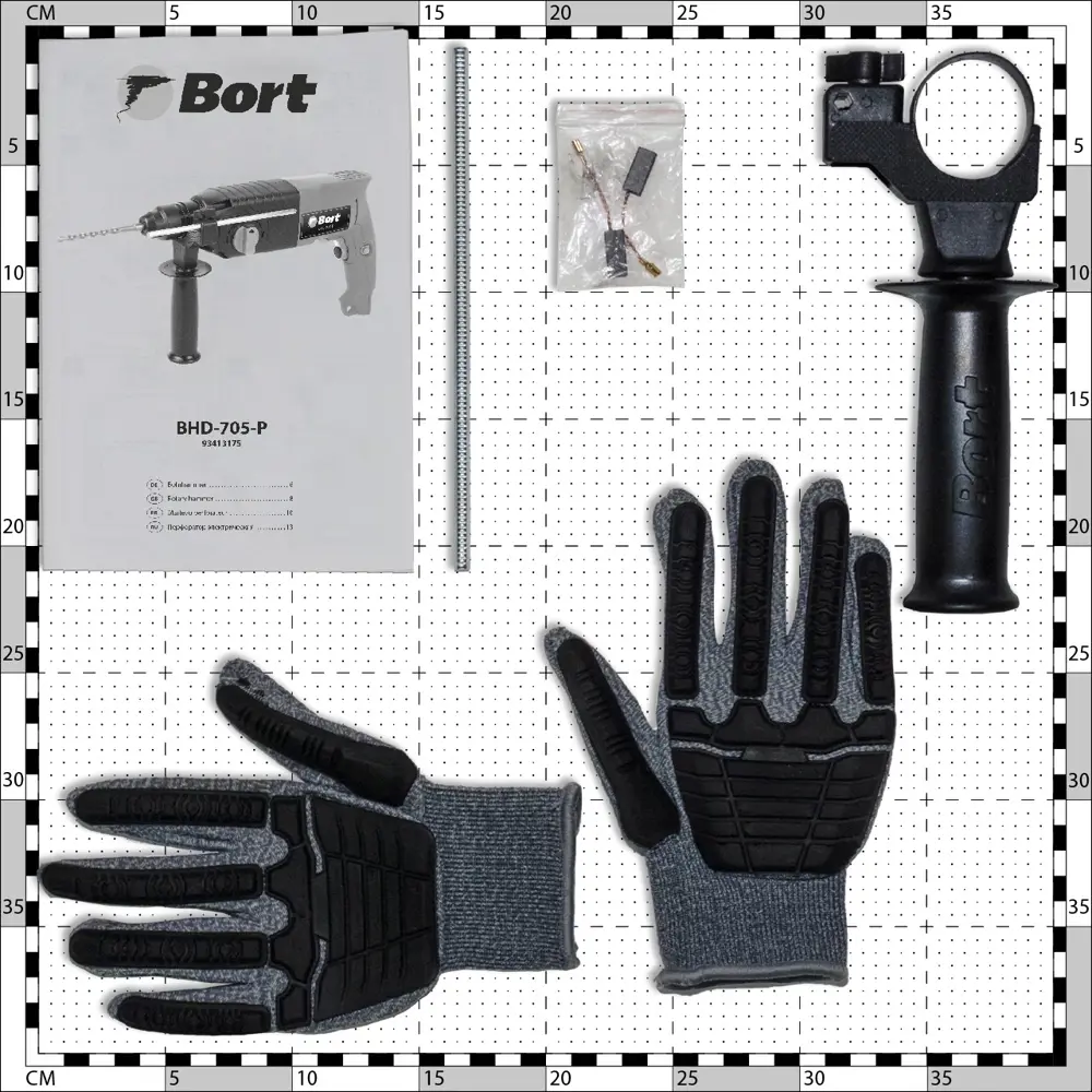 Фото 7 Перфоратор сетевой SDS Plus Bort BHD-705-P 93413175, 700 Вт, 3 Дж Фото 7 Перфоратор сетевой SDS Plus Bort BHD-705-P 93413175, 700 Вт, 3 Дж