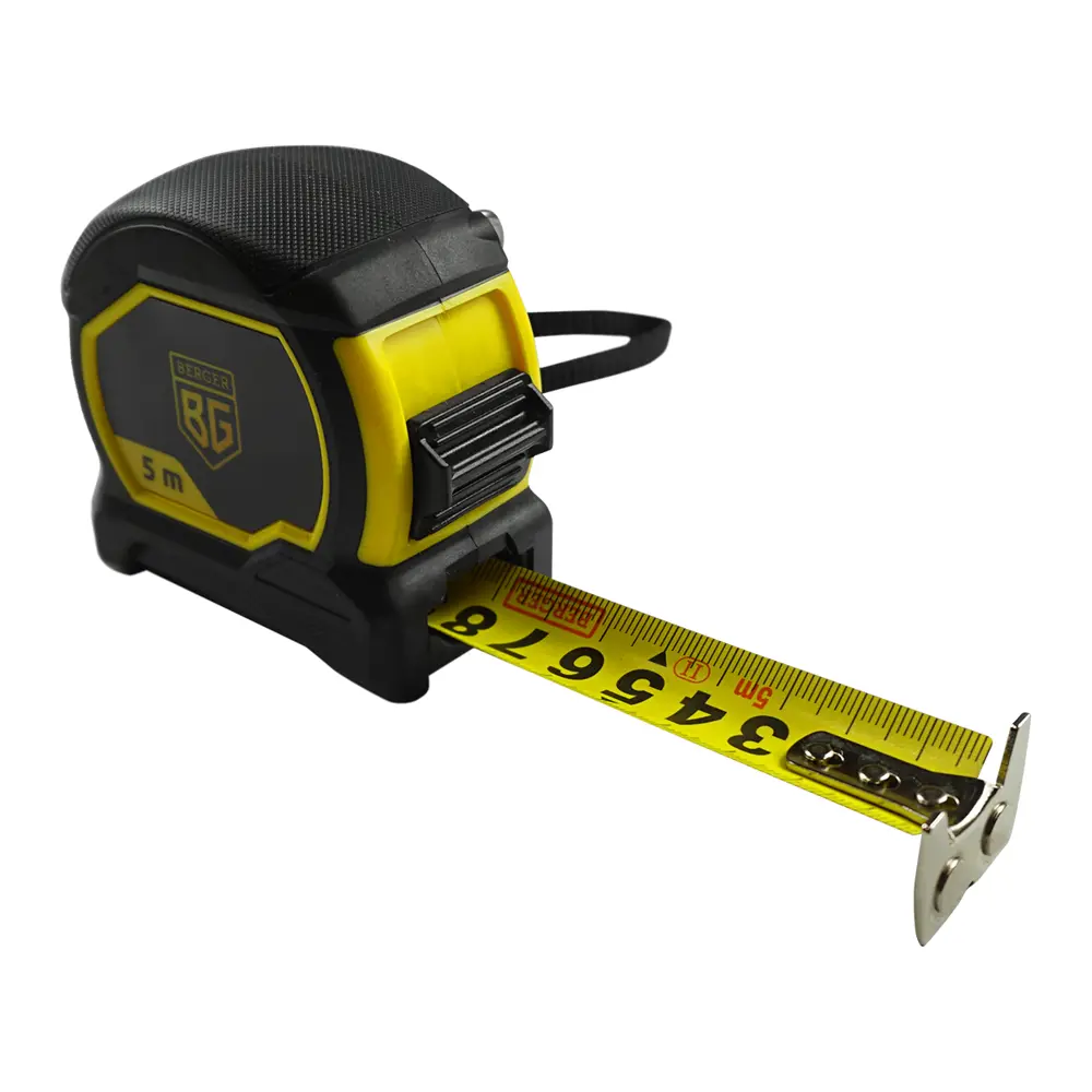 Фото 3 Рулетка ударопрочная Berger BG1352, 5 м х 25 мм с двусторонней шкалой