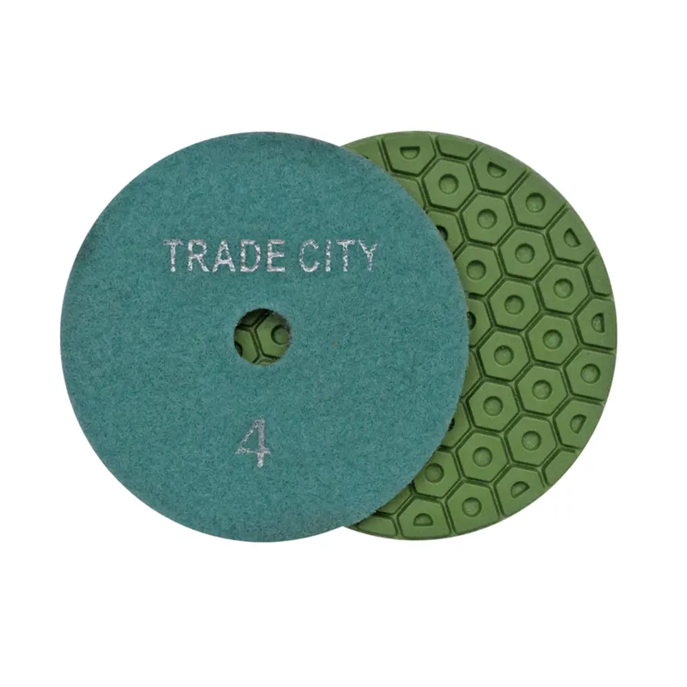 Фото 4 Набор кругов алмазных гибких Tradecity 13-G4100 100 мм, 4 шт. Фото 4 Набор кругов алмазных гибких Tradecity 13-G4100 100 мм, 4 шт.