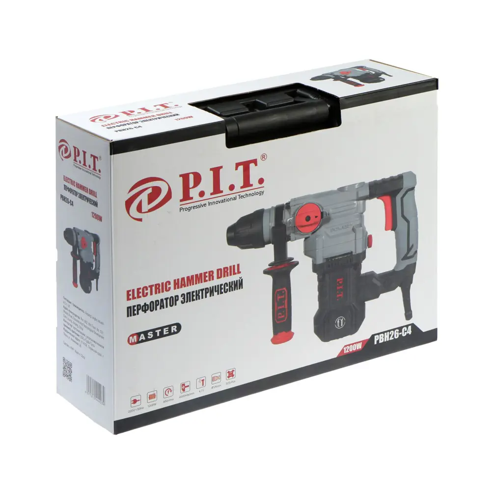 Фото 8 Перфоратор сетевой SDS Plus P.I.T. PBH26-C4, 1200 Вт, 4.7 Дж Фото 8 Перфоратор сетевой SDS Plus P.I.T. PBH26-C4, 1200 Вт, 4.7 Дж