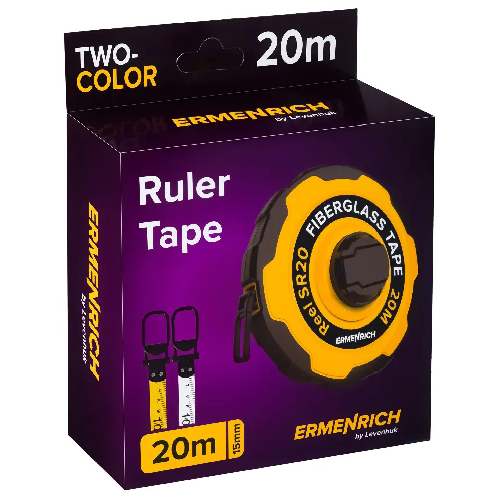 Фото 5 Рулетка Ermenrich Reel 81886 с автостопом 20 м x 25 мм Фото 5 Рулетка Ermenrich Reel 81886 с автостопом 20 м x 25 мм
