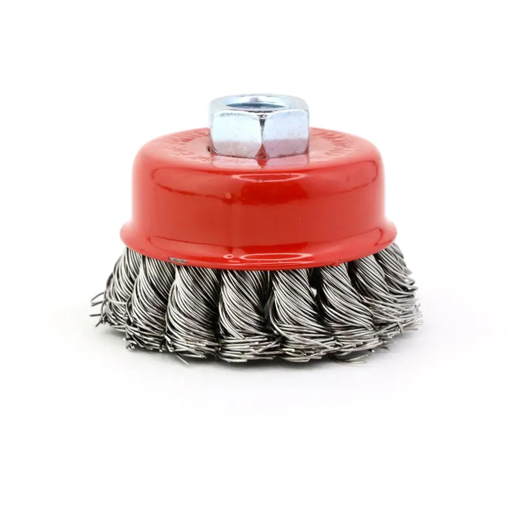 Фото 5 Кордщетка чашка для УШМ Eurobrush 13-021 M14x65 мм Фото 5 Кордщетка чашка для УШМ Eurobrush 13-021 M14x65 мм