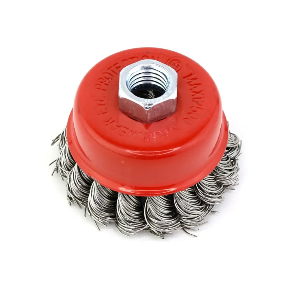 Фото 6 Кордщетка чашка для УШМ Eurobrush 13-021 M14x65 мм Фото 6 Кордщетка чашка для УШМ Eurobrush 13-021 M14x65 мм