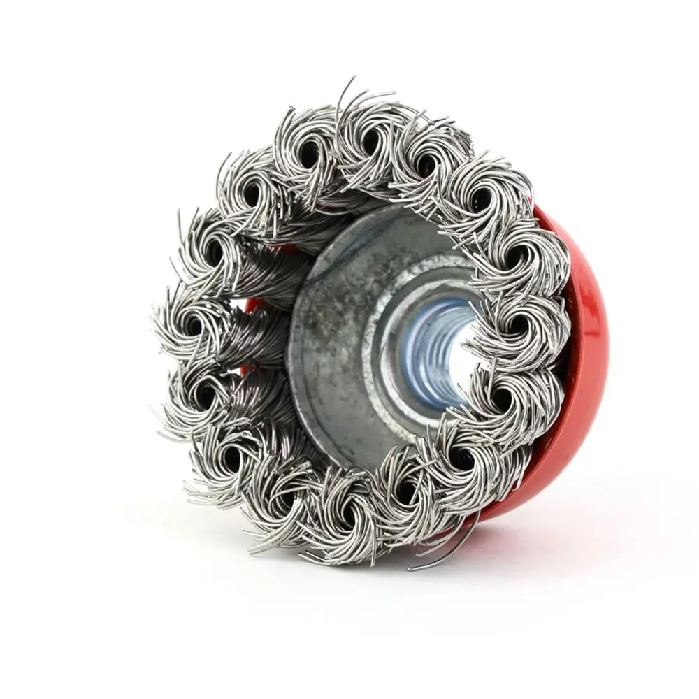 Фото 3 Кордщетка чашка для УШМ Eurobrush 13-021 M14x65 мм Фото 3 Кордщетка чашка для УШМ Eurobrush 13-021 M14x65 мм